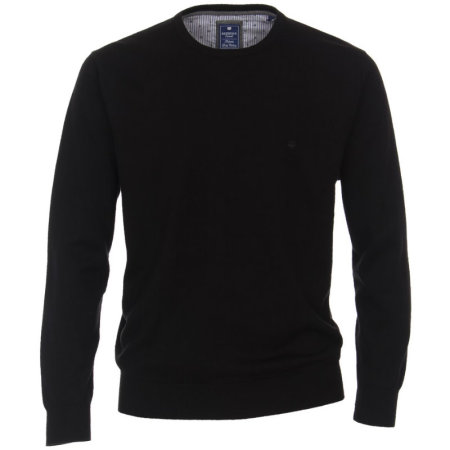 Herren Pullover, Rund-Ausschnitt, Marke REDMOND, 100% reine Baumwolle