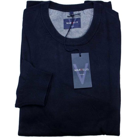 Marvelis pullover con cuello en Escote redondo, manga larga